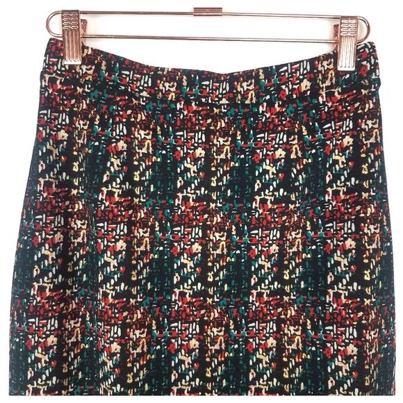 Everleigh | Emerald Multi Pencil Skirt Stretch XS - Picture 4 of 9